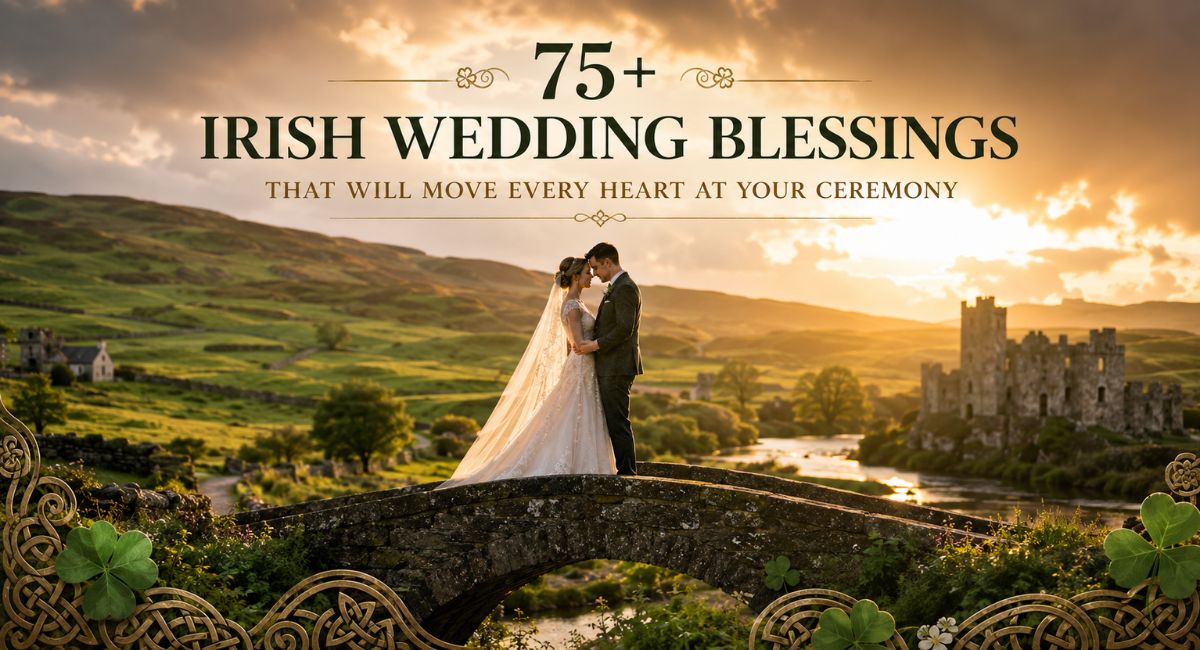 Beautiful Irish wedding blessings and Celtic prayers to move every heart at your wedding ceremony