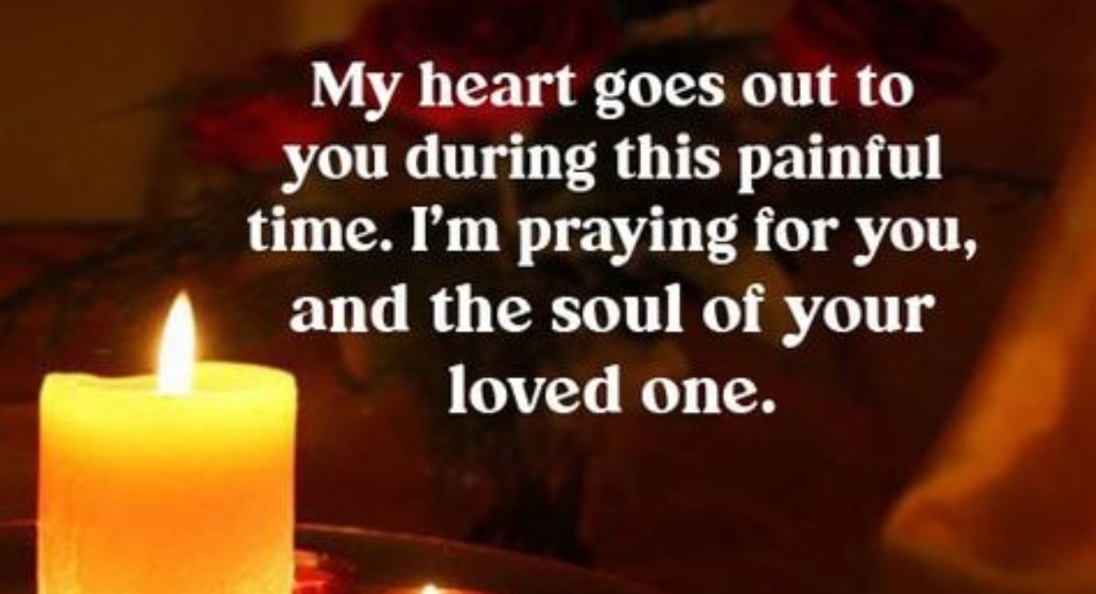 Condolence religious messages with comforting prayers and faith-based words of sympathy for loss
