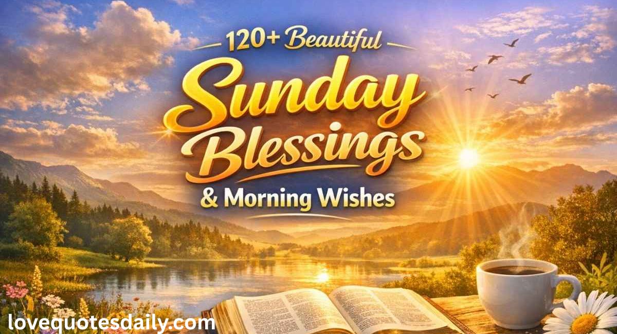 Sunday blessings quotes and prayers for peace, happiness, and spiritual strength in 2026